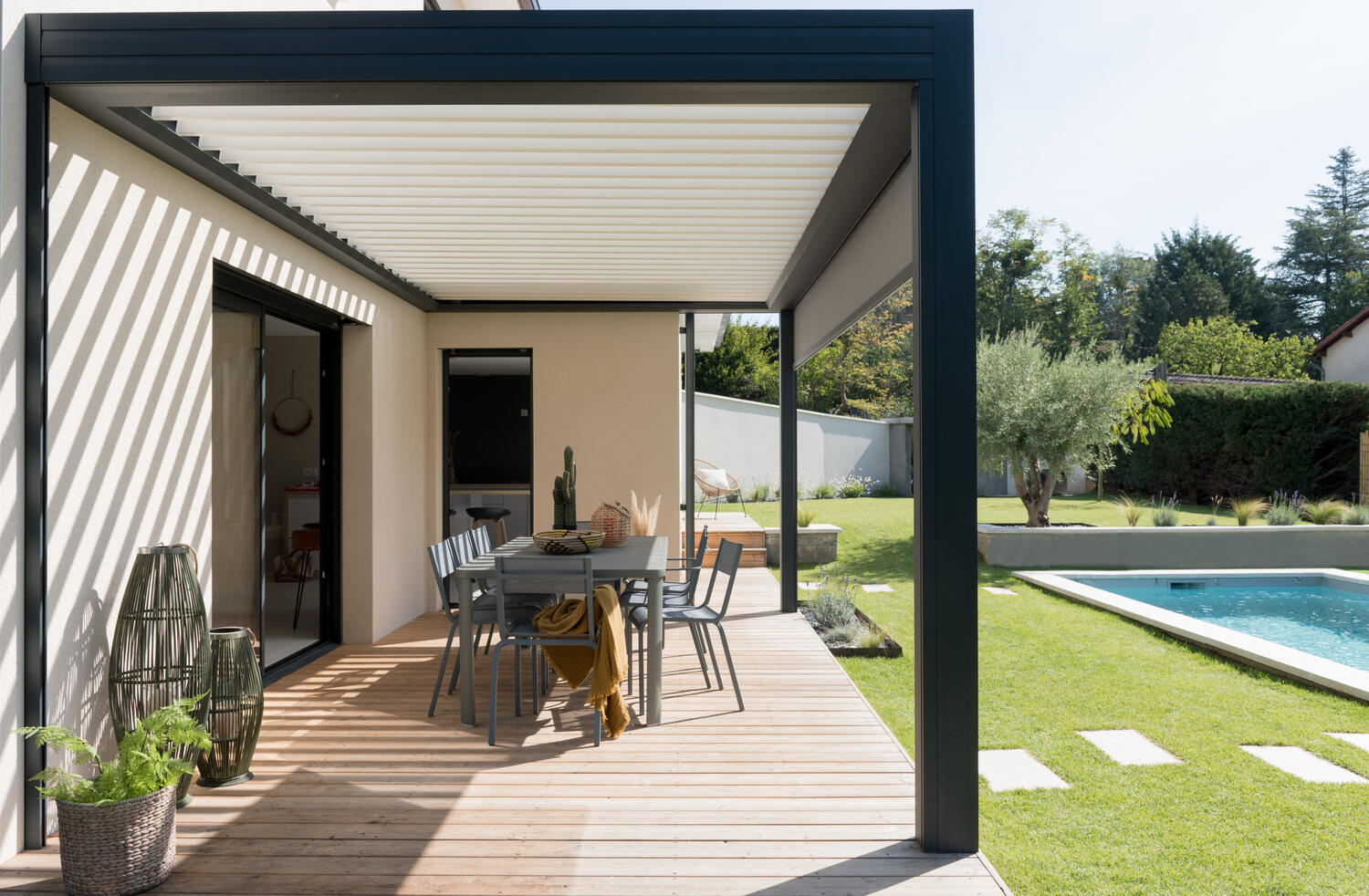 Pergola Vermont - Lames orientables